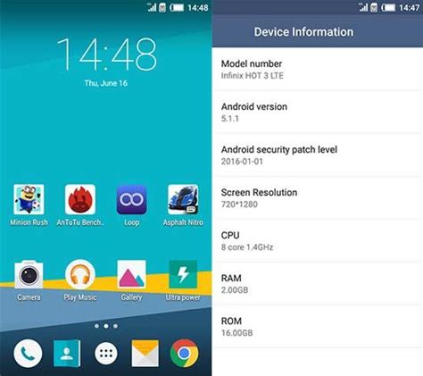 Review Infinix Hot Smartphone G Sejutaan Dengan Prosesor Core Jalantikus