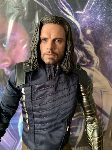 Set Of Sale Offer Hot Toys Hottoys Scale Inches Avengers Infinity War Bucky