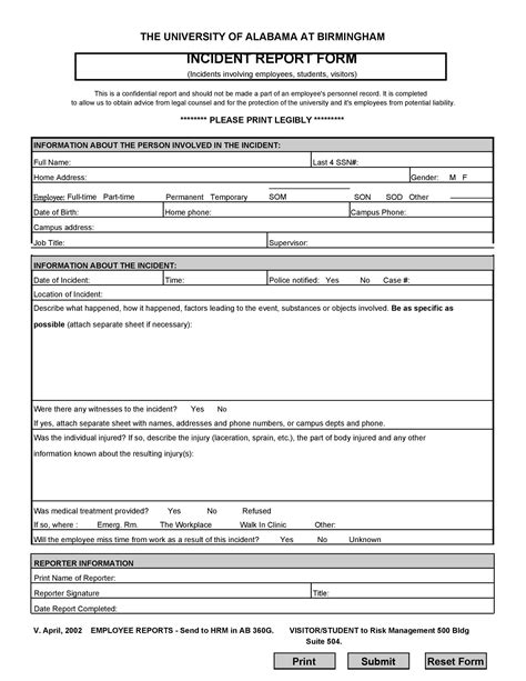 60+ Incident Report Template [Employee, Police, Generic] ᐅ TemplateLab