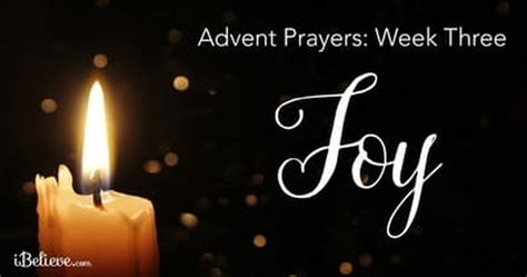 Advent Prayer Week Three The T Of Joy