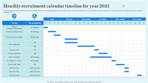 Recruitment Calendar Template Jayne Loralyn