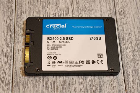 Обзор от покупателя на SSD диск Crucial 2.5" BX500 240 Gb SATA III 3D ...