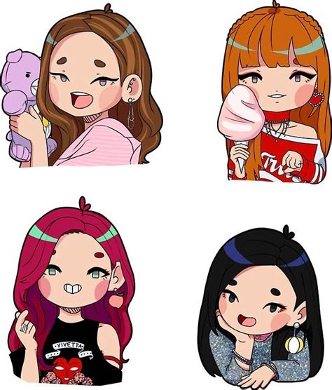 Blackpink наклейки (50 фото)