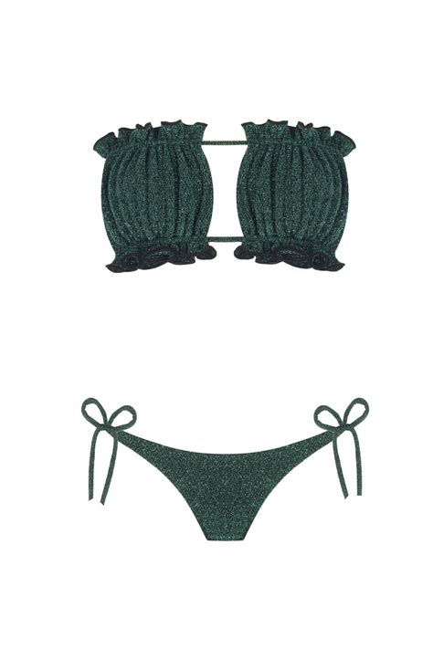 Sun Sparkle Green Bikini