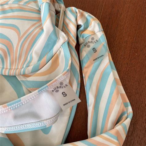 Small AURELLE Orange Creamsicle Dream Bikini Depop