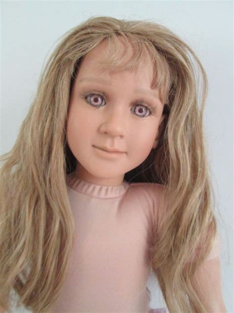 My Twinn Doll 23 Poseable 1997 Head W 2001 Body Tag Blonde Hair PINK EYES Pink Hair Pink