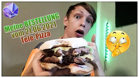 Meine Tele Pizza Bestellung Vom 21 06 2021 YouTube