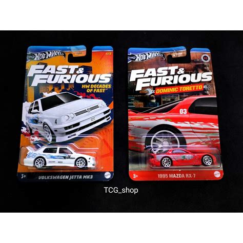 Hot Wheels Fast And Furious Volkswagen Jetta Mk And Mazda Rx Hw Decades Of Fast