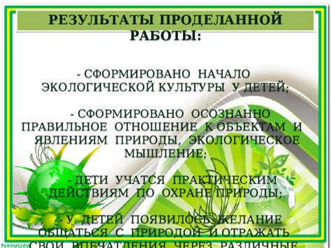 Из опыта работы по программе «Юный эколог» С.Н. Николаева ...