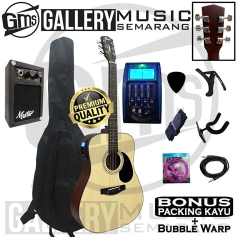 Jual Gitar Akustik Elektrik Cort AD810 OP Custom Equalizer Tuner LC