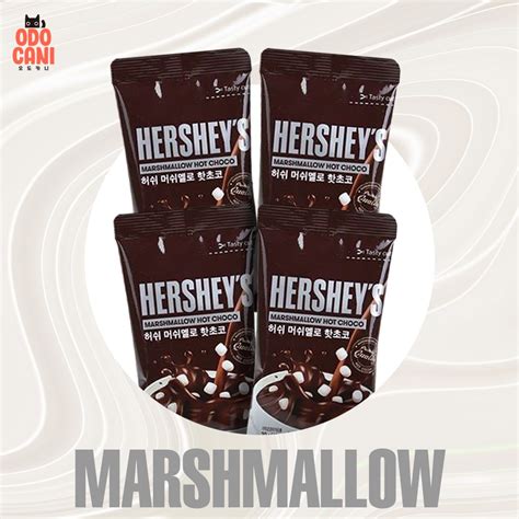 Flavors Hershey Hot Chocolate Powder Original Mint Choco Marshmallow Shopee Malaysia