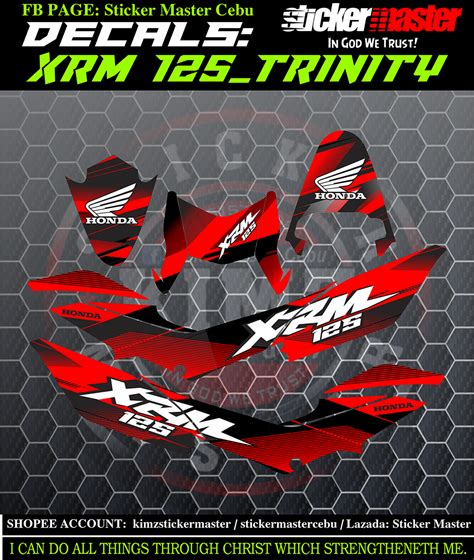 Sticker Design For Motorcycle Xrm 125