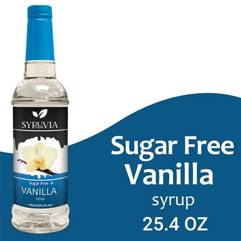 Syruvia Vanilla Coffee Syrup, Delicious Flavor for Coffee, Lattes