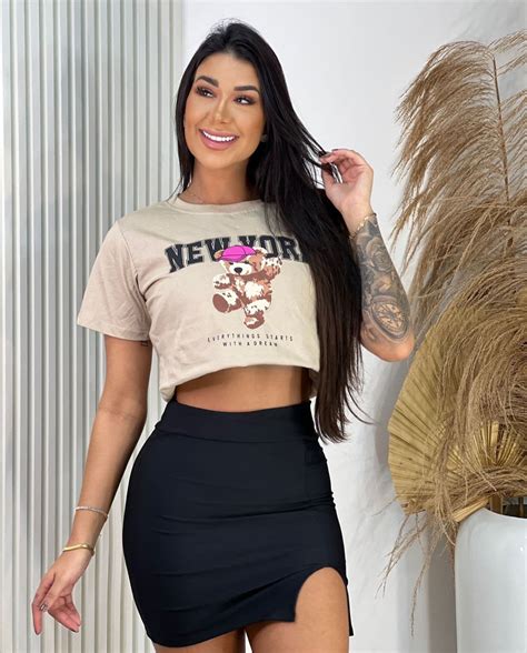 T Shirt Urso Nude Imperio Da Moda