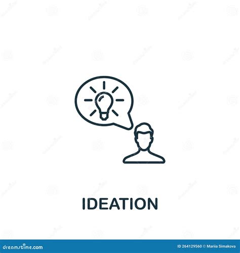 Ideation Icon Monochrome Simple Life Skills Icon For Templates Web