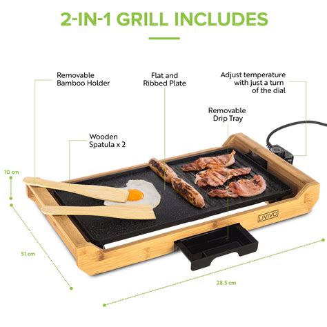 Electric Teppanyaki Table Top Grill Griddle Hot Plate Bbq Barbecue