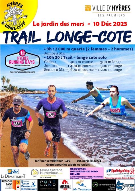 Un trail Longe côte organisé par le club Hyères Longe côte