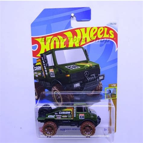 Hijau Hot Wheels Mercedes Benz Unimog L Dark Green Shopee Malaysia