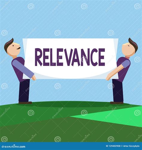 conceptual hand writing showing relevance business photo text