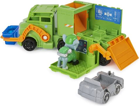 Paw Patrol Big Truck Pups Rocky Figur Och Lastbil Med
