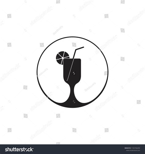 Lemon Juice Silhouette Icon Vector Stock Vector Royalty Free