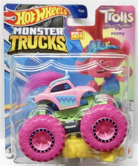 Hot Wheels Monster Trucks A Case Trolls Band Together Poppy Combined Ship Eur