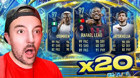 I OPENED 20 X GUARANTEED SERIE A TOTS PACKS YouTube