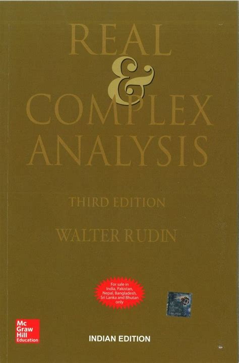 Old Edition Real And Complex Analysis Rudin Walter Books