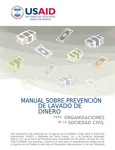 Manual Sobre Prevencion De Lavado De Dinero Jh Manual Sobre