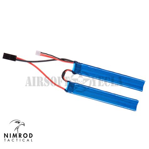 BATERÍA LIPO 7 4V 2000mAh 25C tipo doble Nimrod AirSoftYecla es