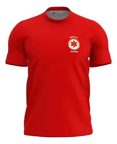 Camisa Camiseta Medica Samu Uniforme Profissional Samu Parcelamento