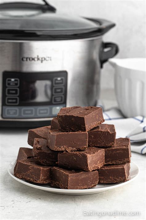 Crock Pot Fudge - Eating on a Dime