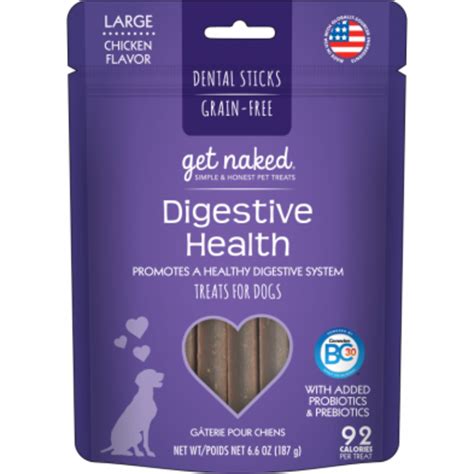 Get Naked Digestive Health Dental Sticks Large G Woofy S By Paw Street Market