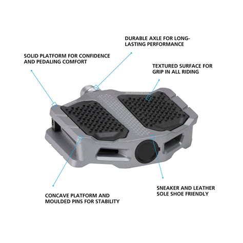 Shimano PD-EF205 pedalai / Silver | Velonova