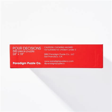 Pour Decisions – Paradigm Puzzle Co.
