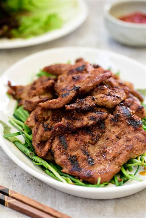 Jeyuk Bokkeum Spicy Pork Bulgogi Korean Bapsang