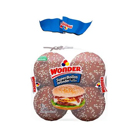 Wonder Pan Para Hamburguesa Con Ajonjolí Desde 5700