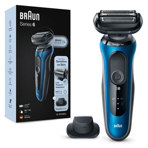 Купить электробритву Braun Series 6 61-B1200s Blue в фирменном магазине ...