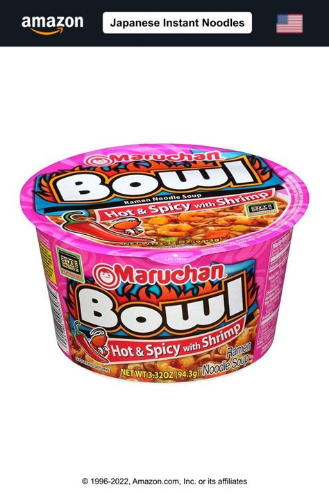 Maruchan Bowl Hot Spicy Shrimp Flavor Oz Pack Of Instant