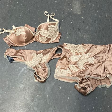 Obsidian By Elle Macpherson Lingerie Set Sz S Gem