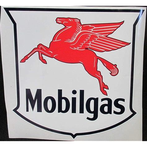 Buy Mobil Gas Pegasus Oil Vinyl Decal Gas And Oil Mobilgas Decal