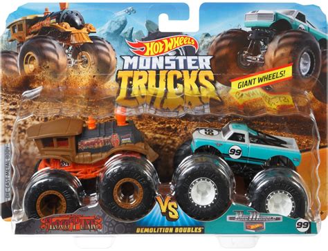 Customer Reviews Hot Wheels Monster Trucks Demolition Doubles Pack Styles May Vary Fyj