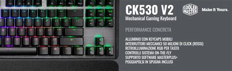 Cooler Master CK530 V2 Tenkeyless Gaming Mechanical Keyboard -RGB ...