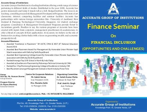finance seminar