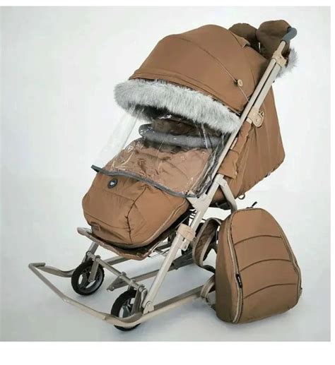 Санки-коляска Nika Ника Детям 7-5SК, Бежевый (НД7-5SК/БЖ) купить на ...