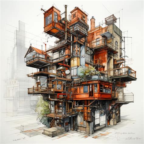 Desenhos de projeto arquitetônico | Foto Premium