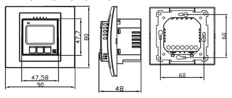 Купить проводной универсальный терморегулятор FRONTIER TH-0502RS бежевый