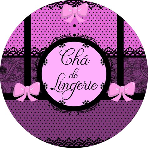 Painel de Tecido Sublimado Redondo Chá de Lingerie laços rosa c Elástico Fabrika De Festa