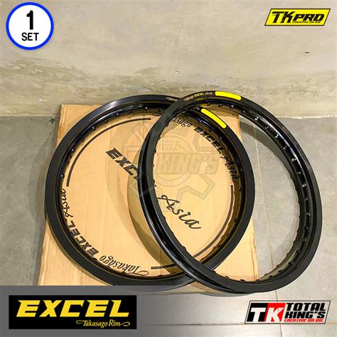 Jual Velg Velk Takasago Excel Asia Rim Ring Hitam List Gold