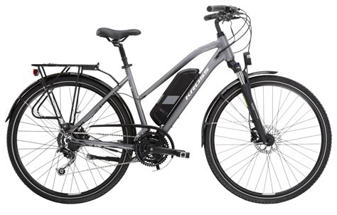 Bicicleta Dama Electrica De Trekking Kross Trans Hybrid Lady